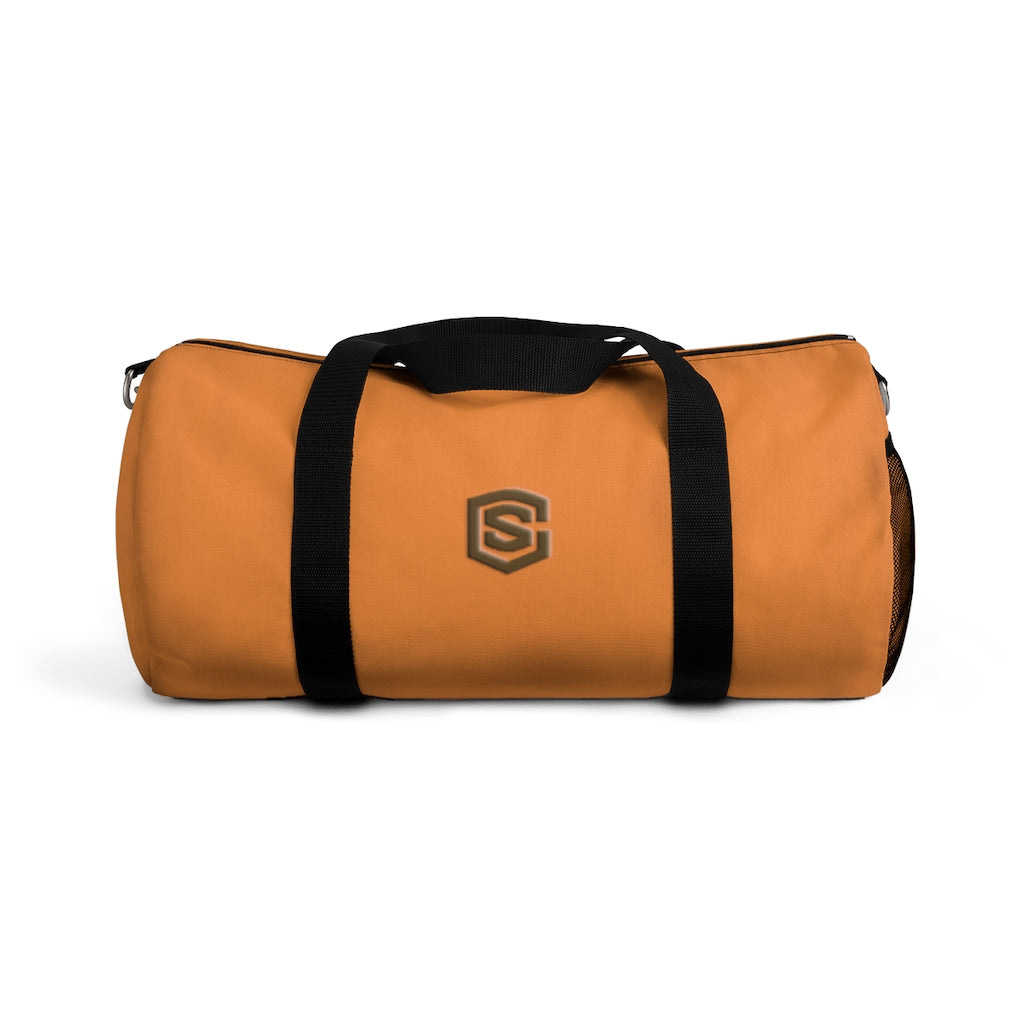 Brown Duffel Bag Brown Logo