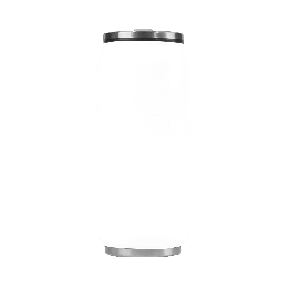 White Stainless Steel Vacuum Mug (13.7 OZ) with Red Logo Stainless Steel Vacuum Mug (13.7 OZ)