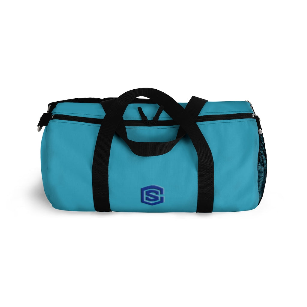 Blue Duffel Bag Blue Logo