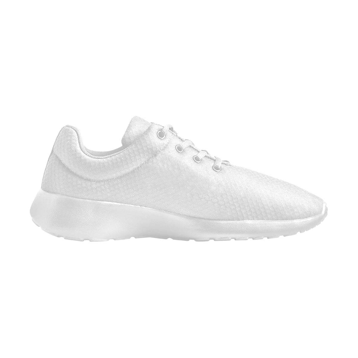white logo Women's Athletic Shoes (Model 0200)