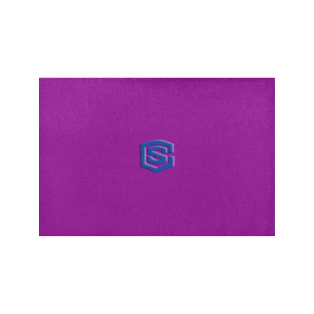 Purple Placemats 12" x 18" With Blue Logo Placemats 12" x 18" (Set of 2)