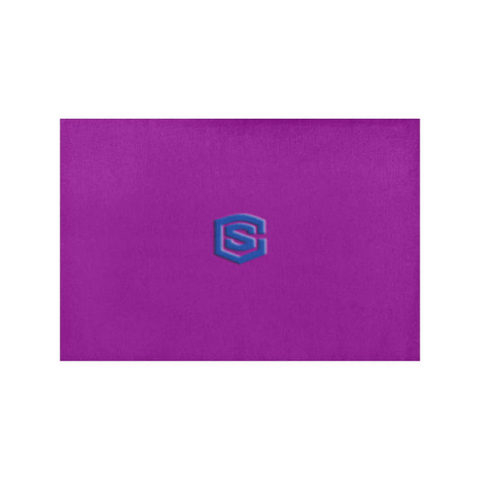 Purple Placemats 12" x 18" With Blue Logo Placemats 12" x 18" (Set of 2)