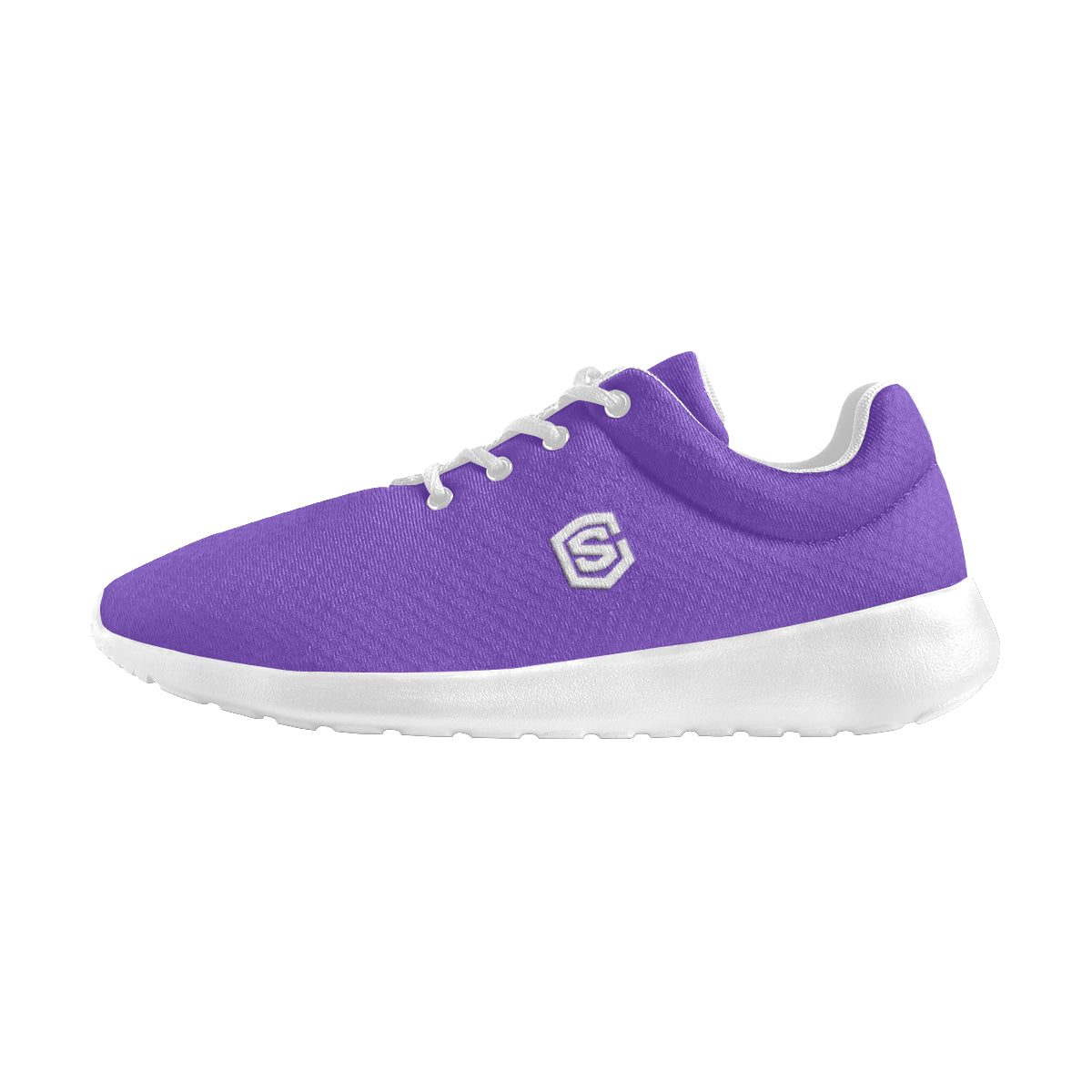 white logo Women's Athletic Shoes (Model 0200)