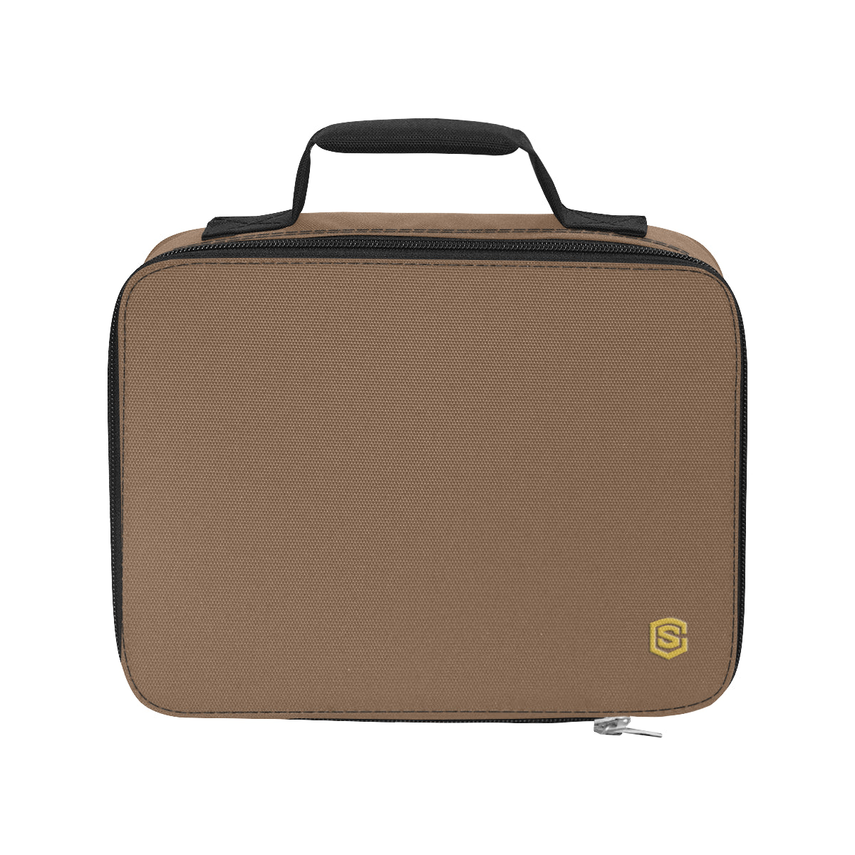 DARK ORANGE PROTABLE STORAGE BAG gold logo Portable Storage Bag (Model 1690)