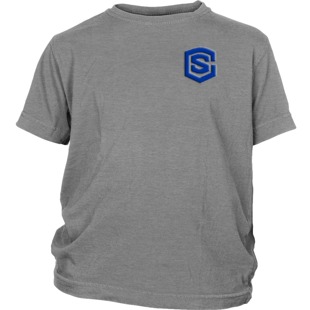 District Youth Shirt WITH BLUE LOGO
