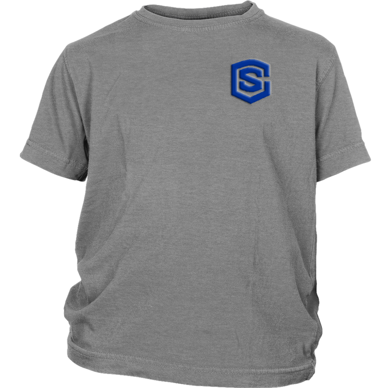 District Youth Shirt WITH BLUE LOGO