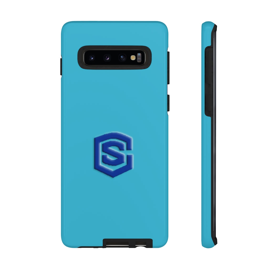 Blue Tough Cases Blue Logo