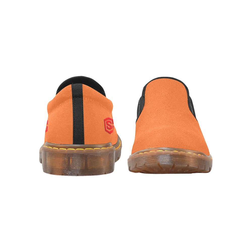 red logo Martin Men's Slip-On Loafer (Model 12031)