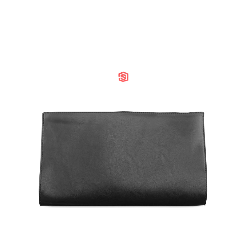 WHITE CLUTCH BAG red logo Clutch Bag (Model 1630)