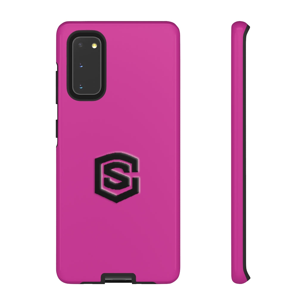 Purple Tough Cases Black Logo