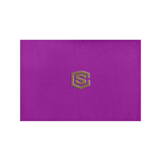 Purple Placemats 12" x 18" With Brown Logo Placemats 12" x 18" (Set of 2)