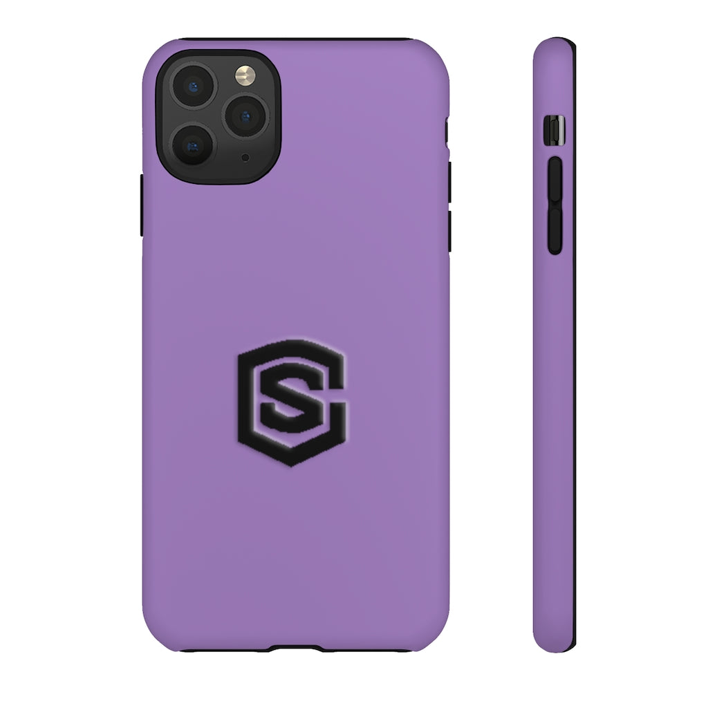 Purple Tough Cases Black Logo
