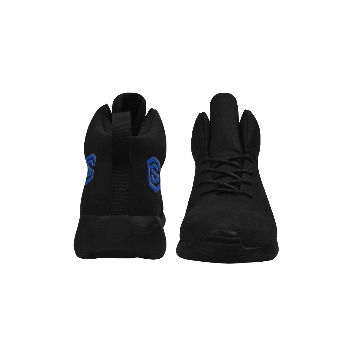 blue logo Men's Chukka Training Shoes (Model 57502)