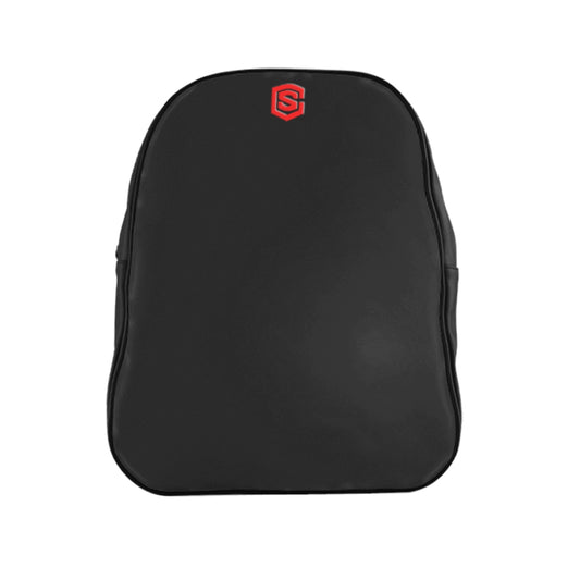 School Backpack Red Logo