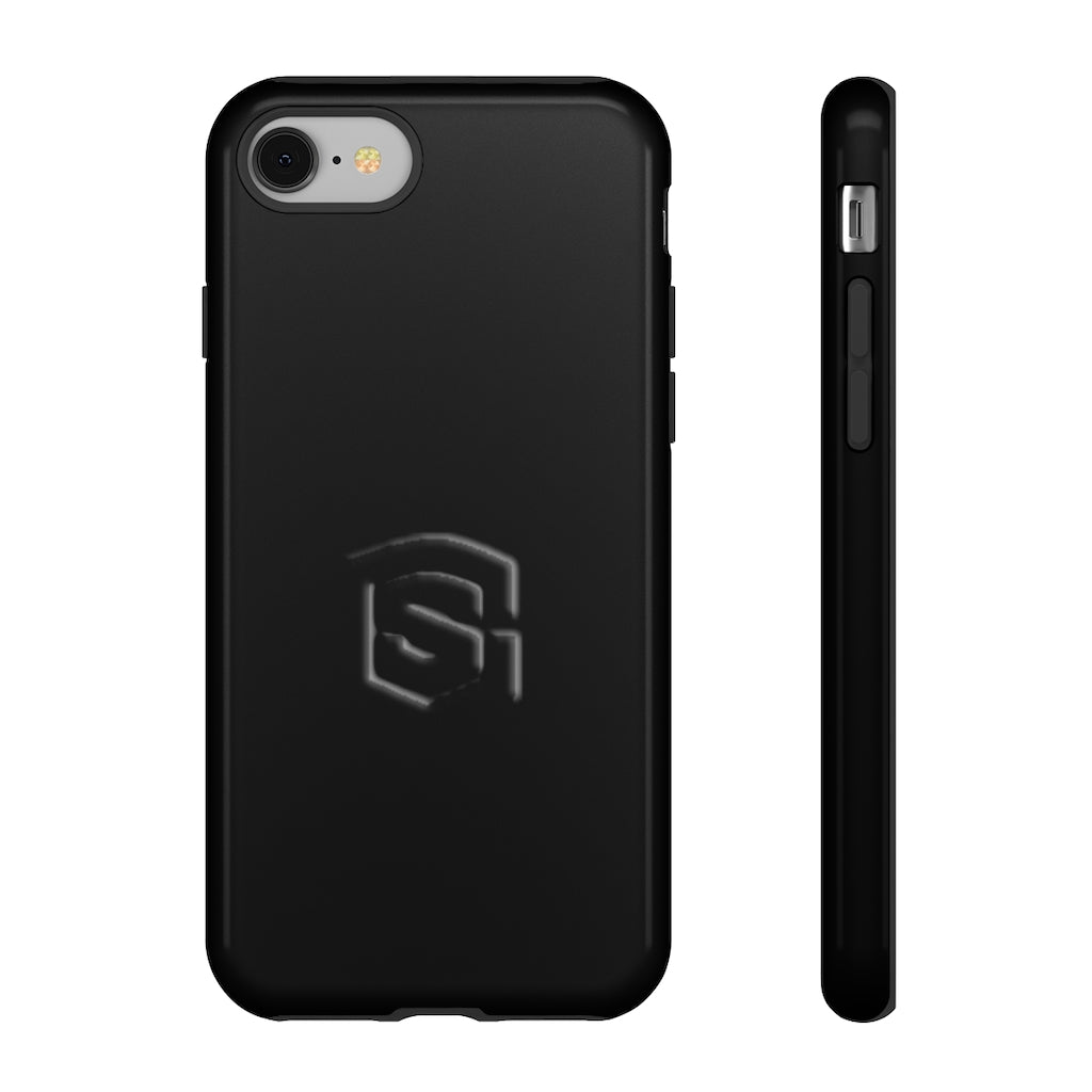 Black Tough Cases Black Logo
