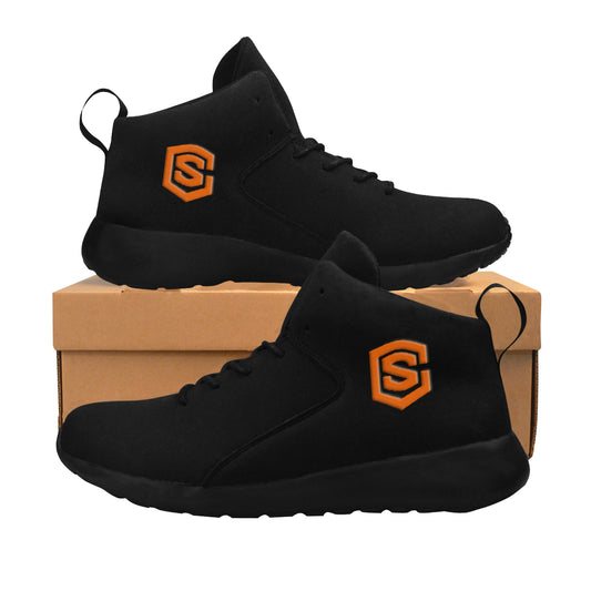 orange logo Men's Chukka Training Shoes (Model 57502)