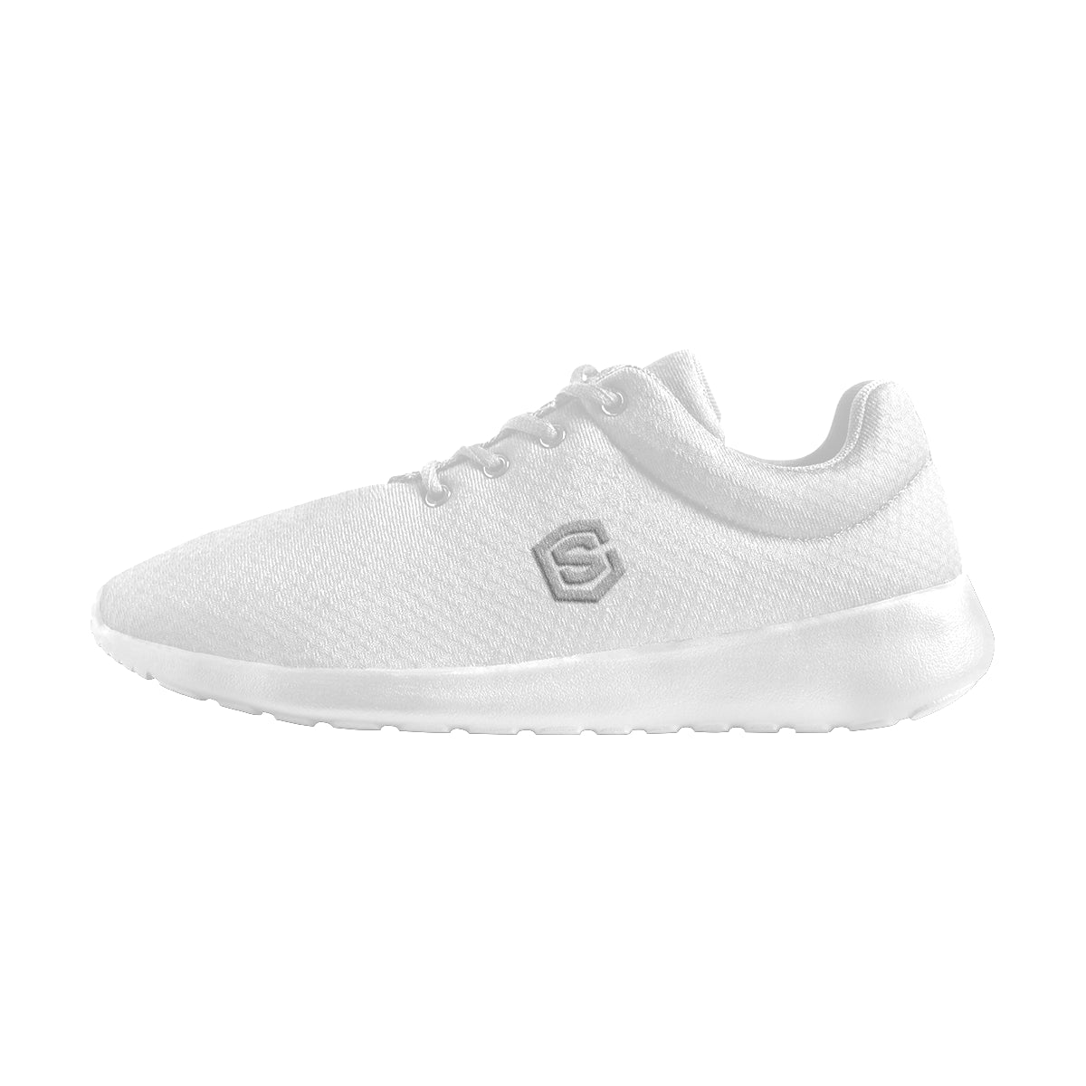 silver logo Women's Athletic Shoes (Model 0200)