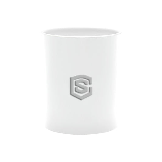 White Custom White Mug (New)(11OZ)(Made In AUS) with Silver Logo Custom White Mug (New)(11OZ)(Made In AUS)