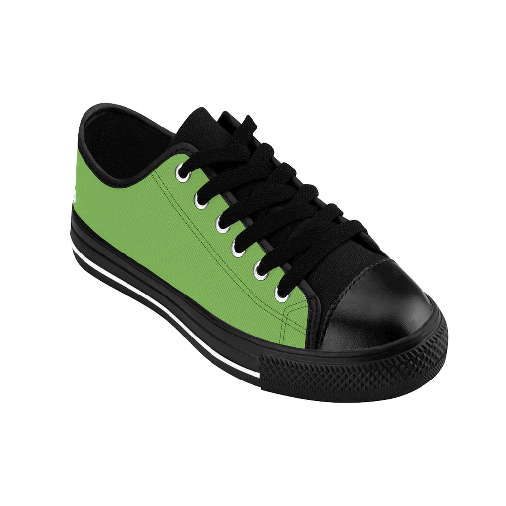 green Women's Sneakers White logo