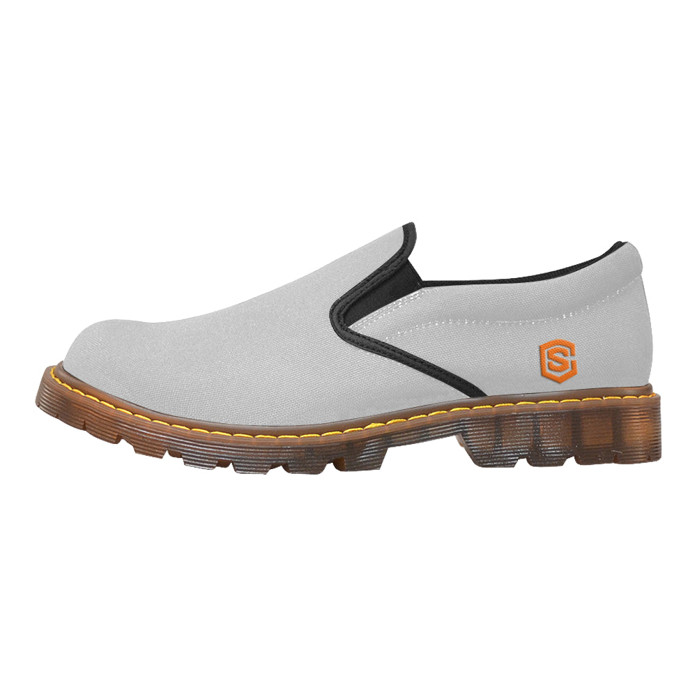 orange logo Martin Men's Slip-On Loafer (Model 12031)