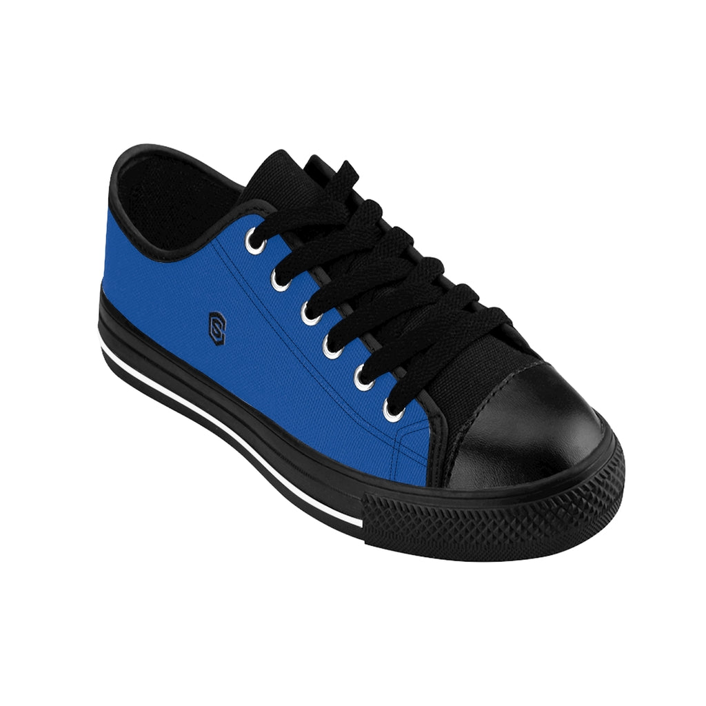 blue Men's Sneakers - black logo