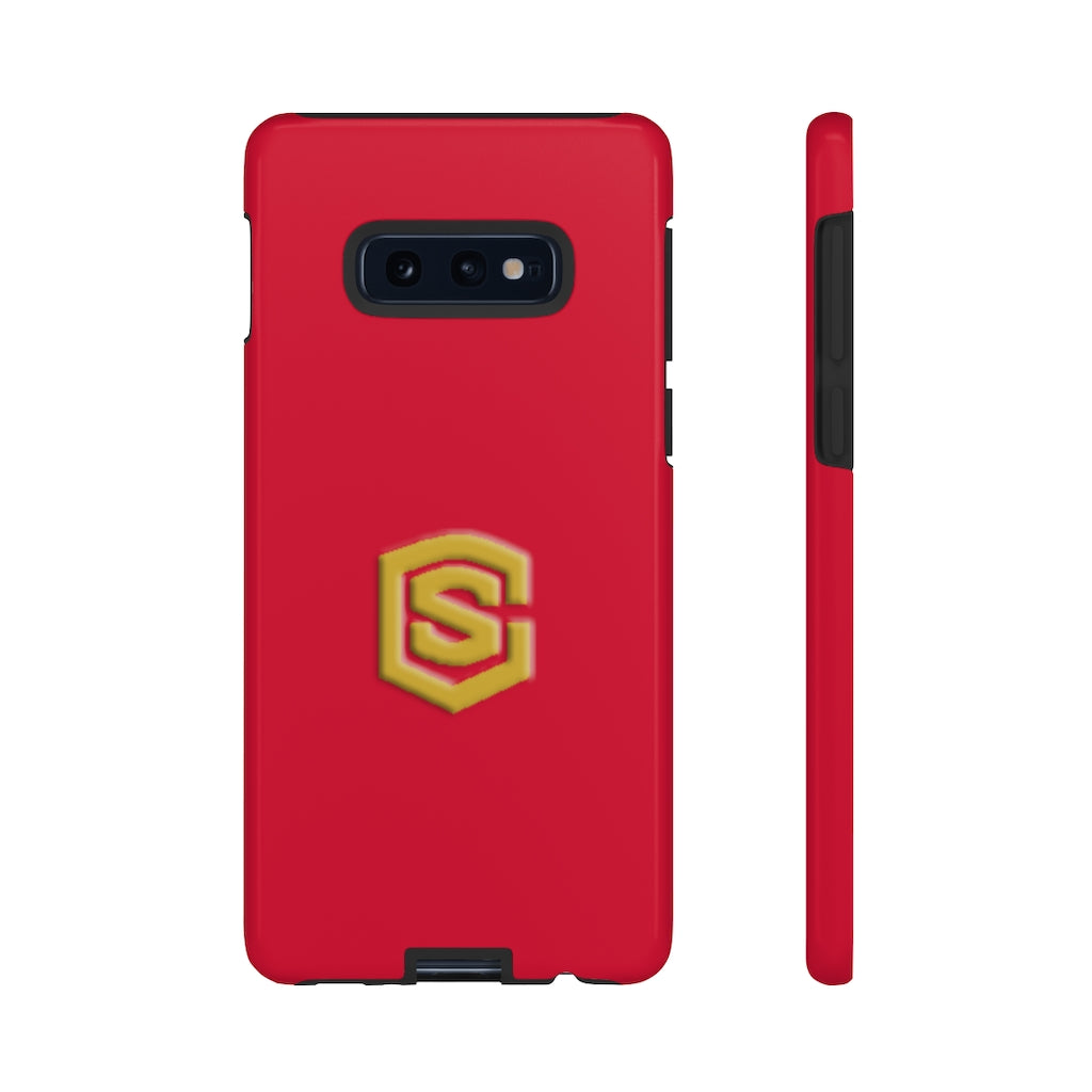 Red Tough Cases Gold Logo