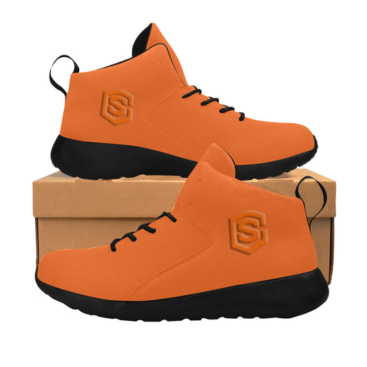 orange logo Men's Chukka Training Shoes (Model 57502)
