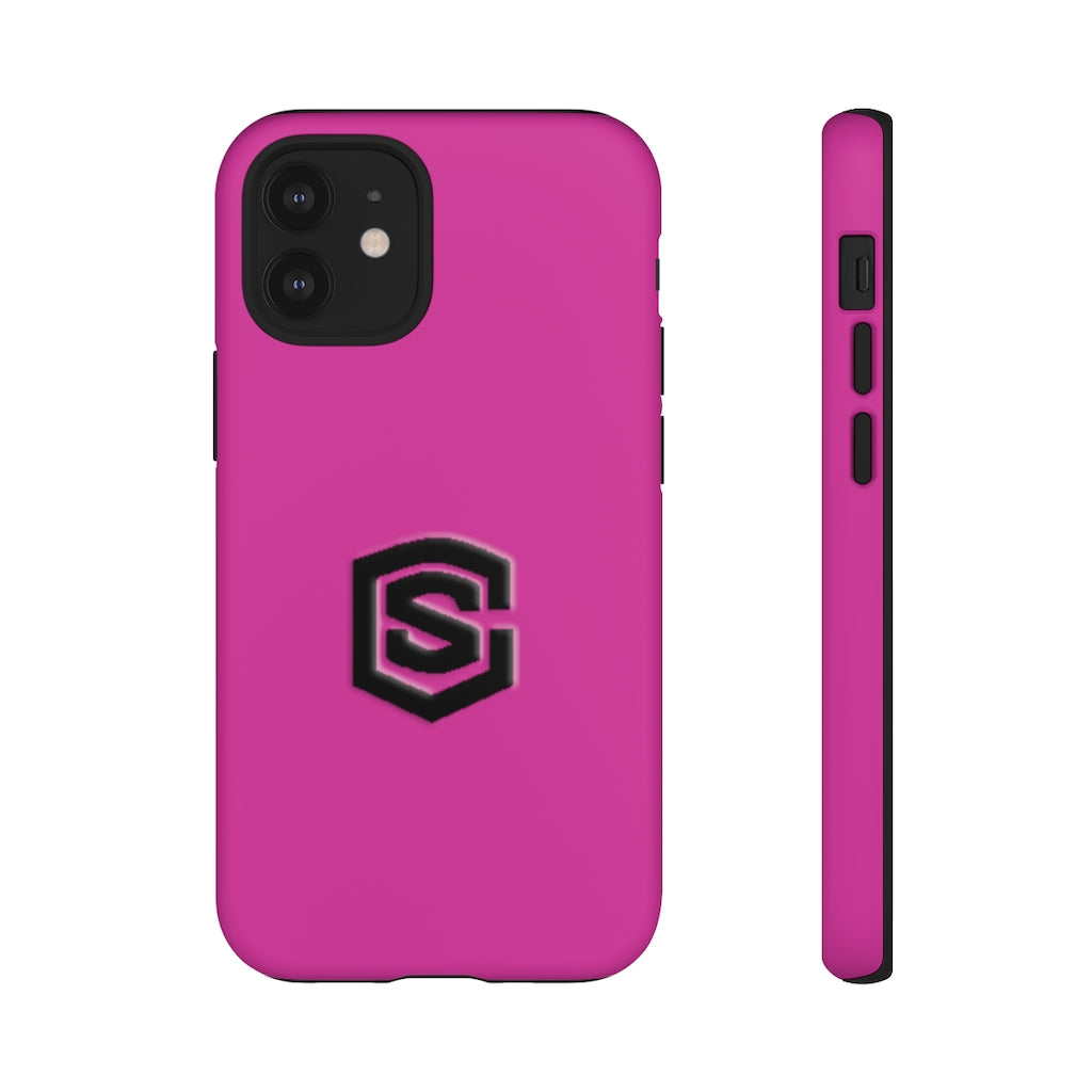 Purple Tough Cases Black Logo