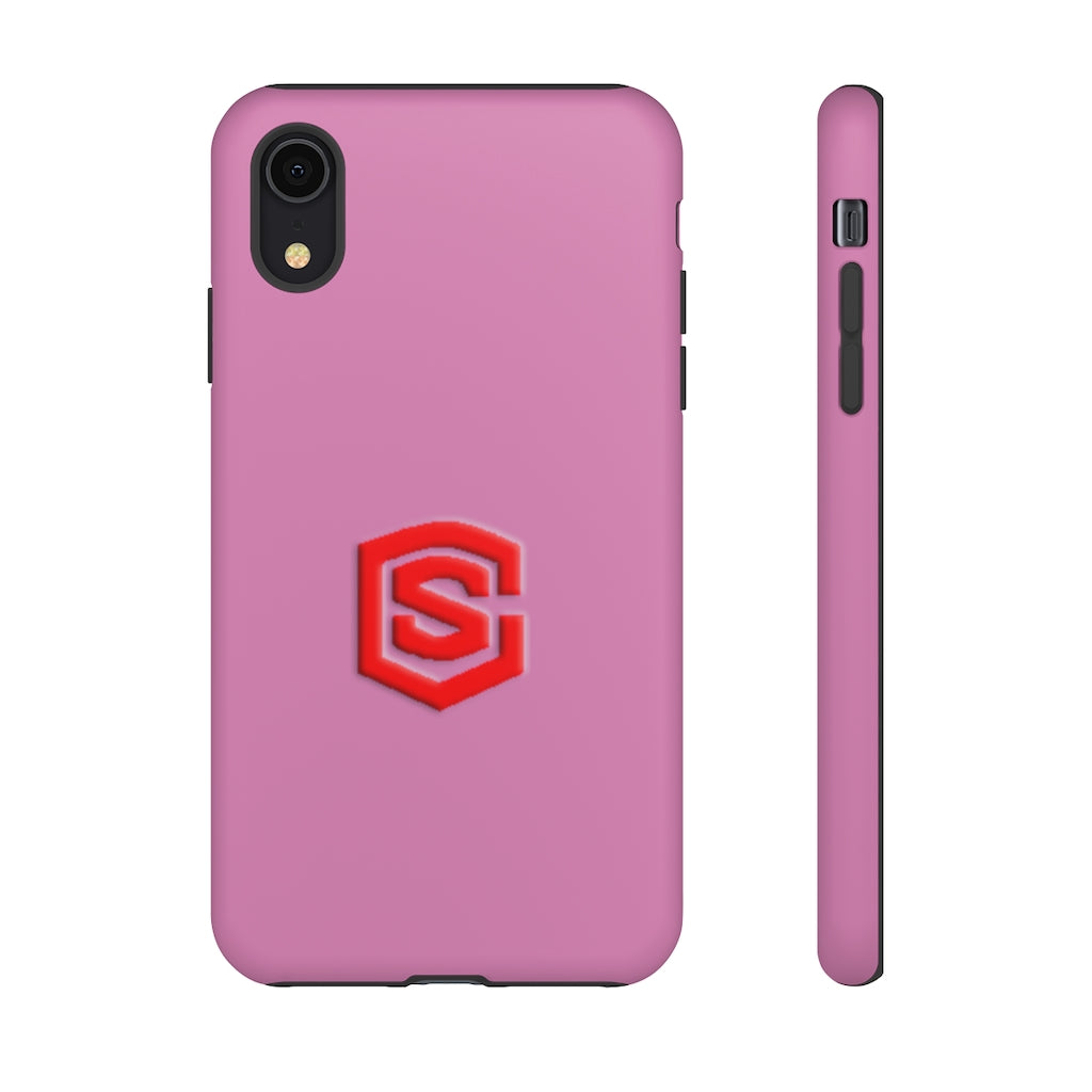 Pink Tough Cases Red Logo