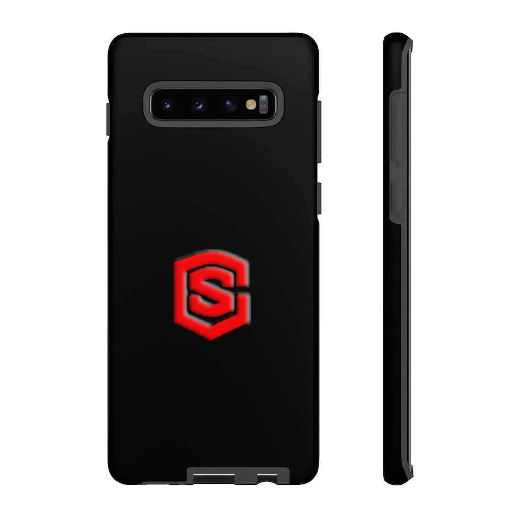 Black Tough Cases Red Logo
