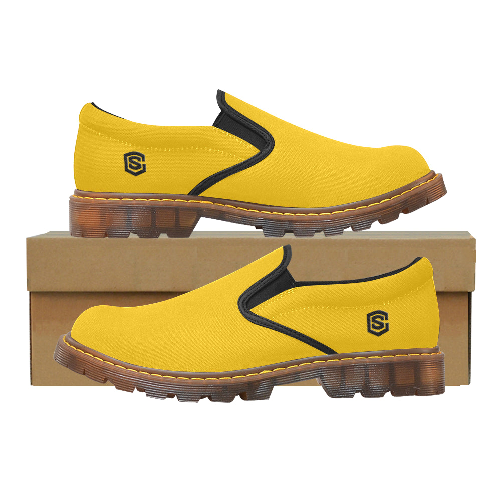 black logo Martin Men's Slip-On Loafer (Model 12031)