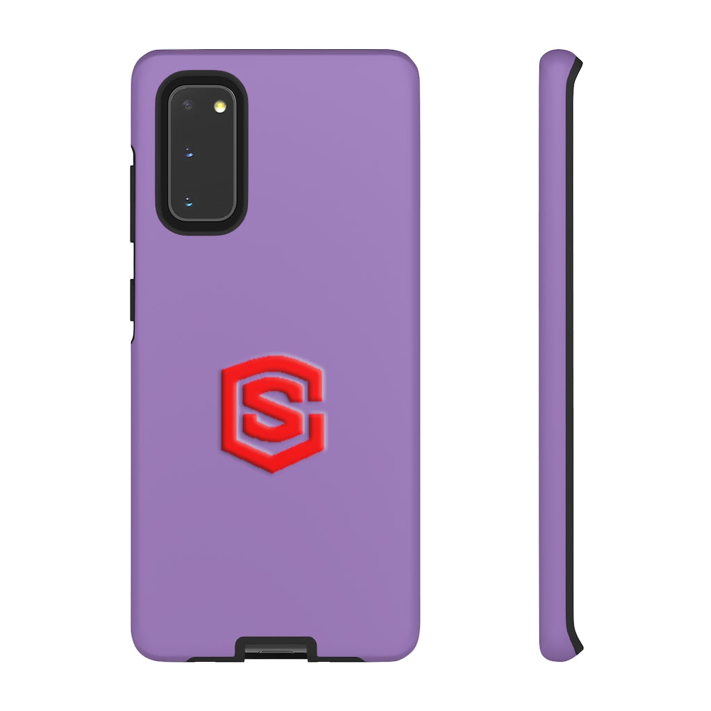 Purple Tough Cases Red Logo