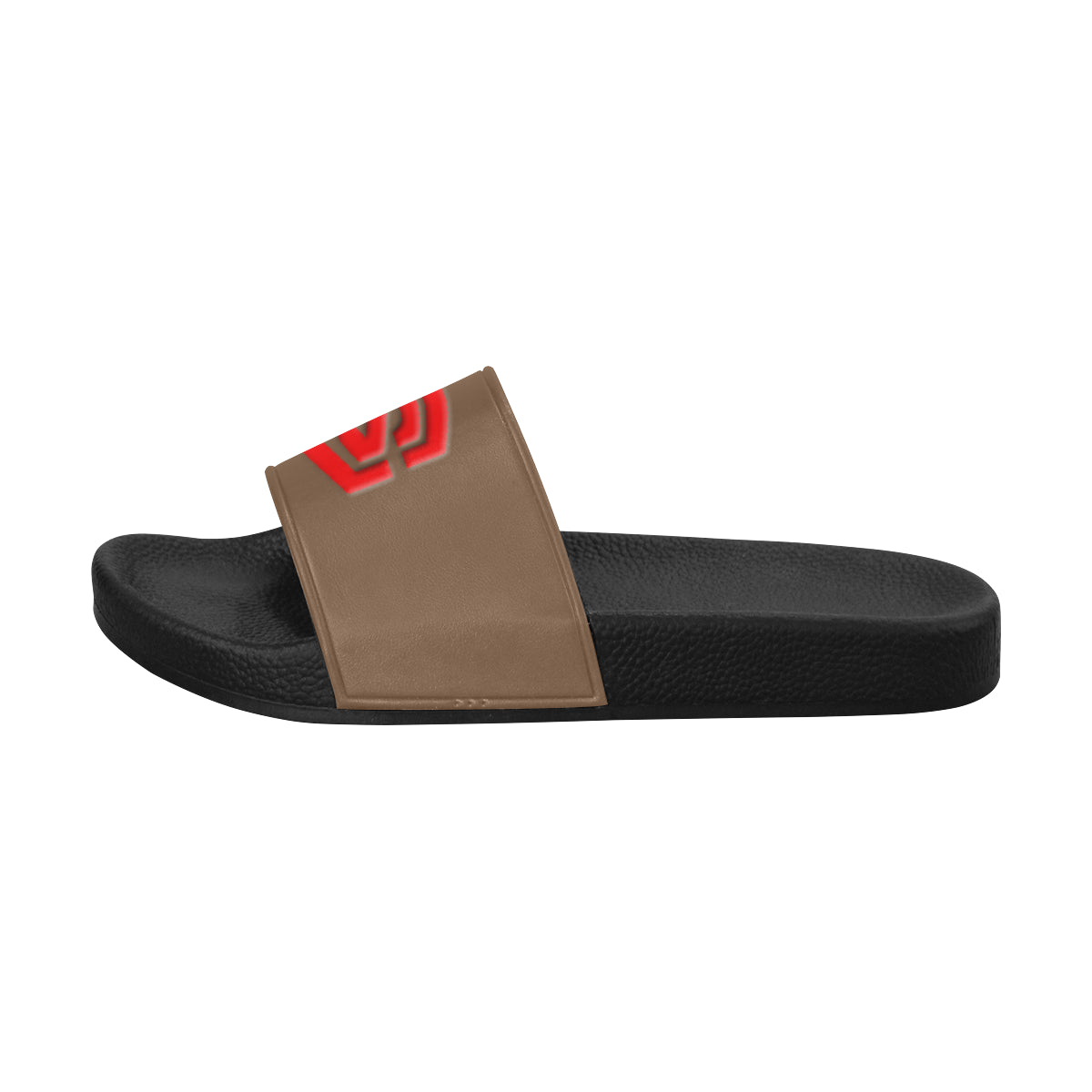 red logo Men's Slide Sandals (Model 057)