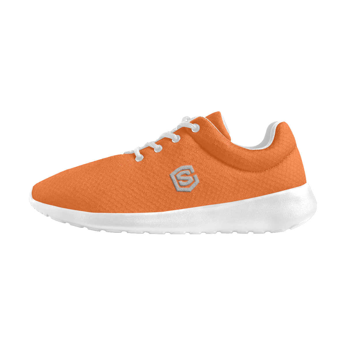 silver logo Women's Athletic Shoes (Model 0200)