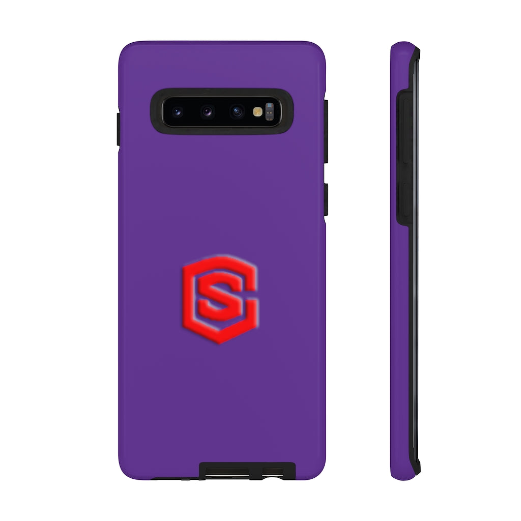Purple Tough Cases Red Logo