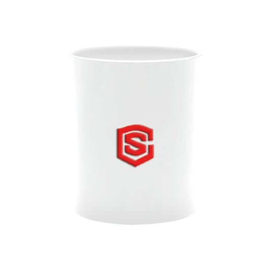 White Custom White Mug (New)(11OZ)(Made In AUS) with Red Logo Custom White Mug (New)(11OZ)(Made In AUS)