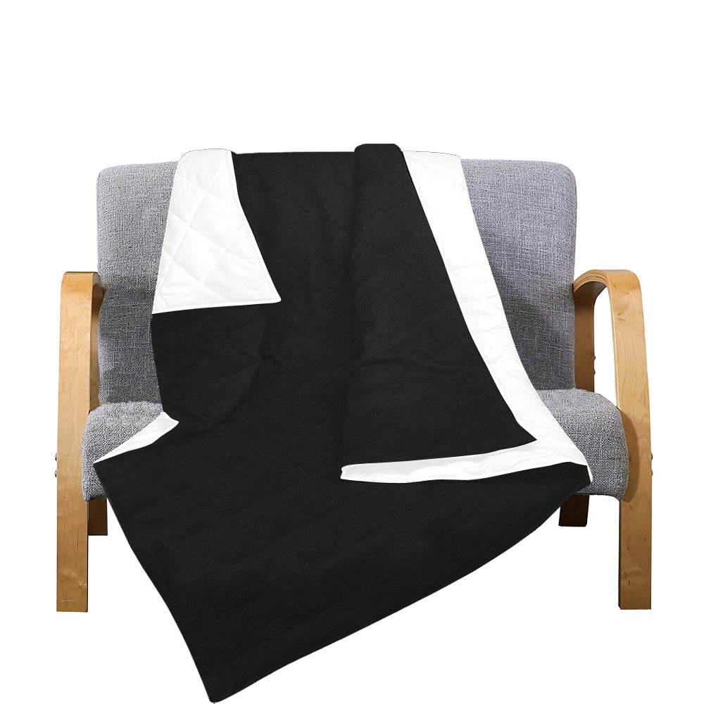 BlackCustom Quilt Brown Logo Custom Quilt  70" x 80"