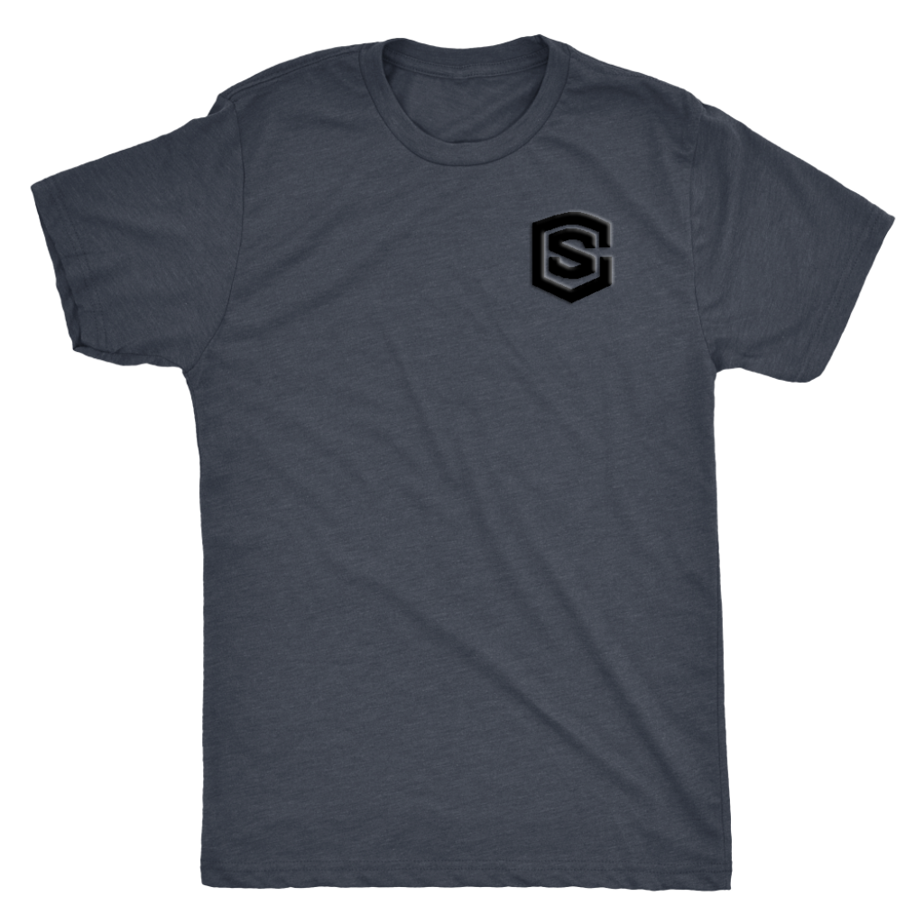 Next Level Mens Triblend BLACK LOGO