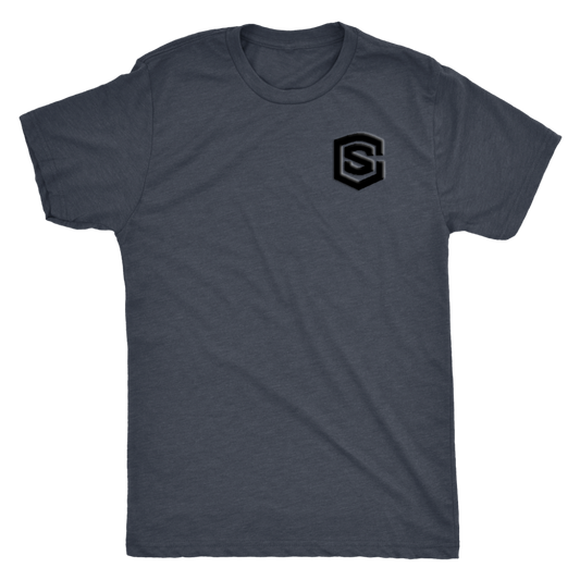 Next Level Mens Triblend BLACK LOGO