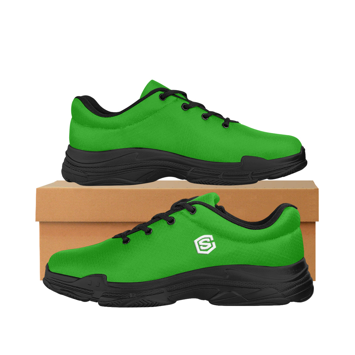 white logo Lyra Men's Running Shoes (Model 058)