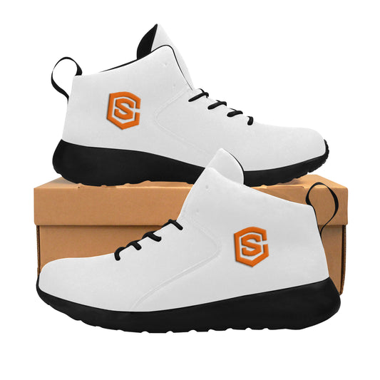 orange logo Men's Chukka Training Shoes (Model 57502)