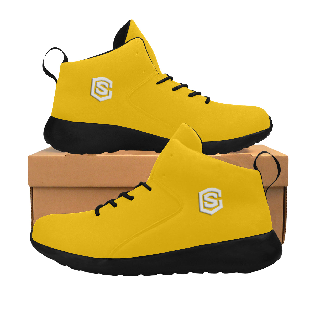 white logo Men's Chukka Training Shoes (Model 57502)