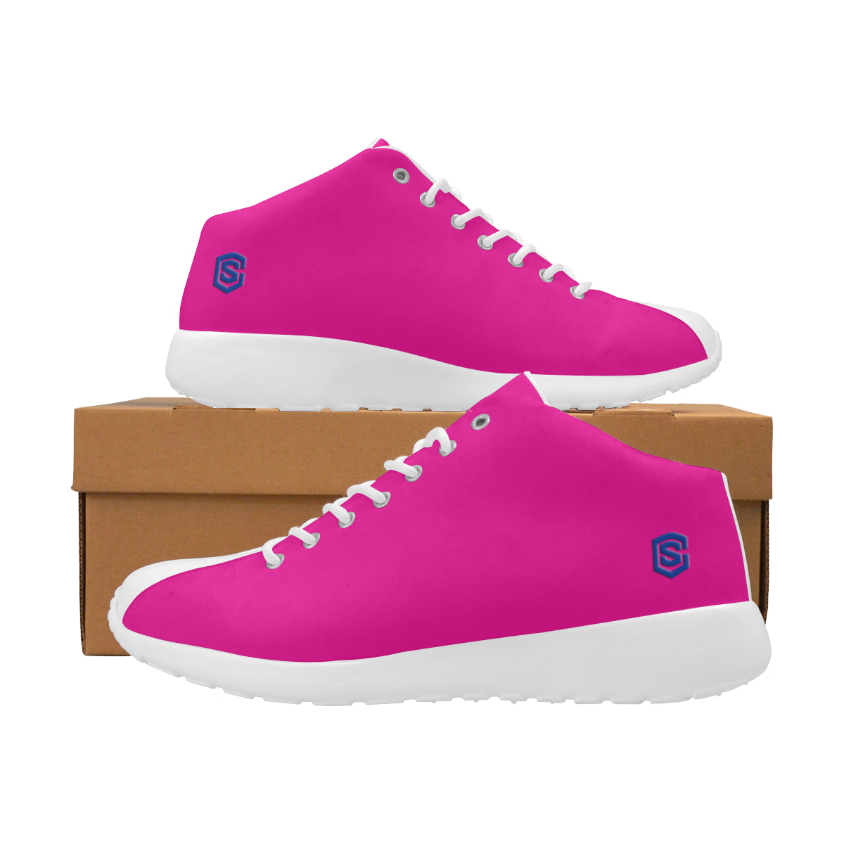 blue logo Women's Basketball Training Shoes (Model 47502)