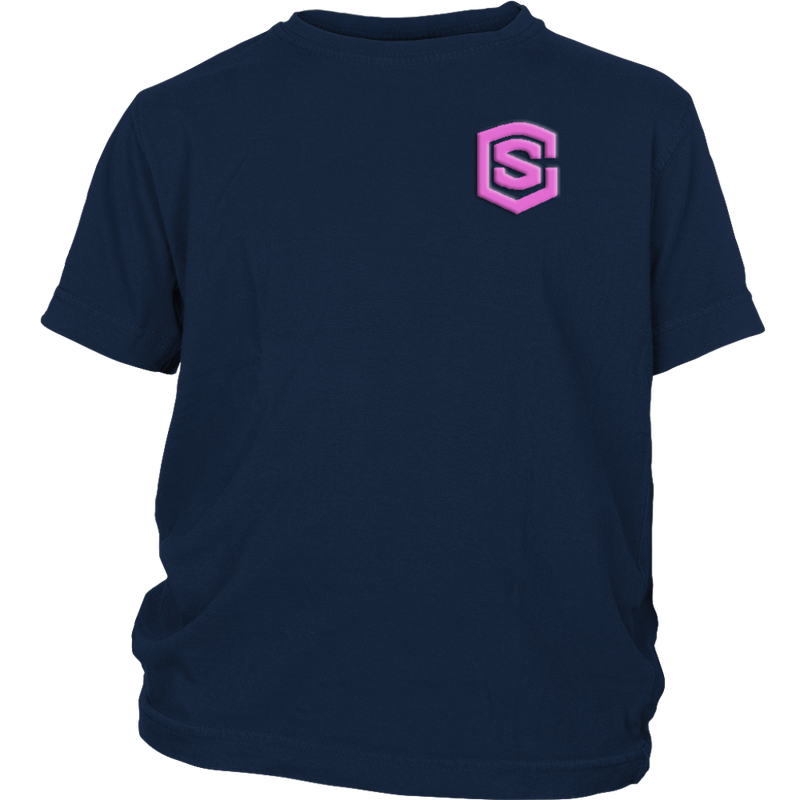 District Youth Shirt WITH PINK LOGO