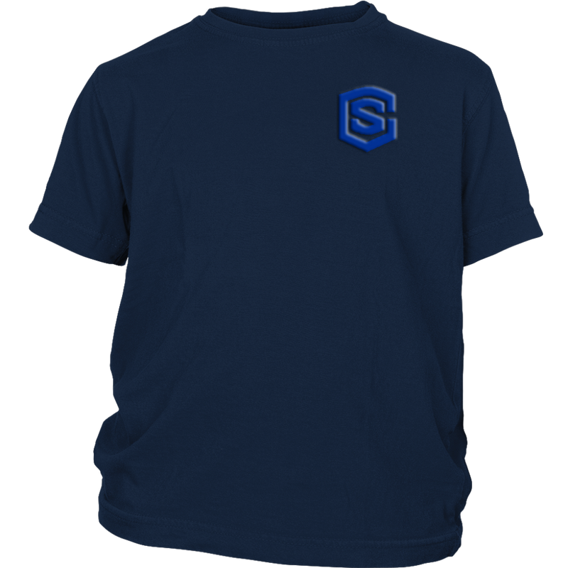 District Youth Shirt WITH BLUE LOGO