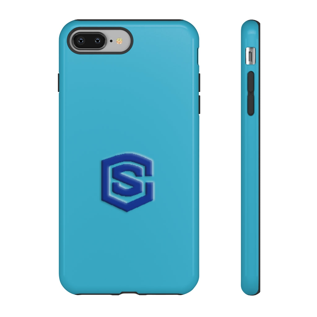 Blue Tough Cases Blue Logo