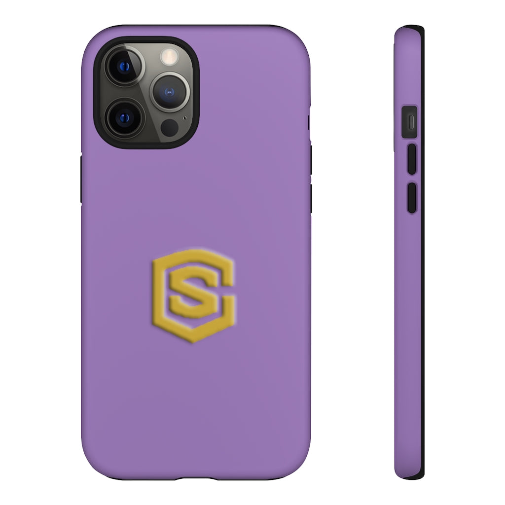 Purple Tough Cases Gold Logo