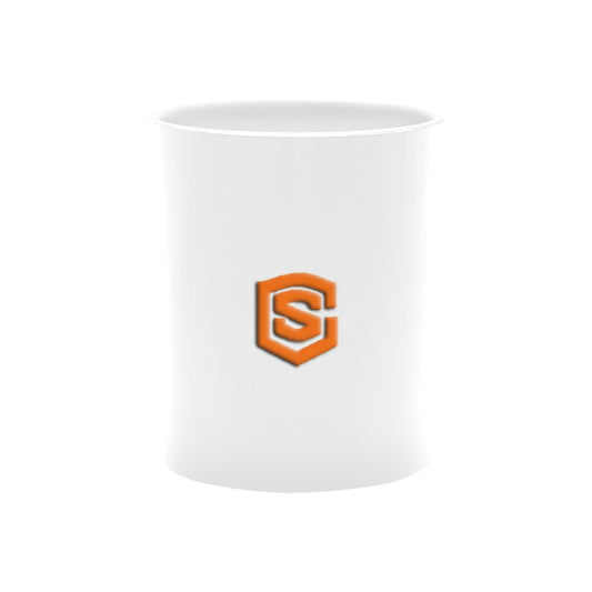 White Custom White Mug (New)(11OZ)(Made In AUS) with Red Logo Custom White Mug (New)(11OZ)(Made In AUS)
