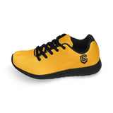 ORANGE  KID SNEAKER WITH BLACK LOGO Kid's Sneakers (Little Kid / Big Kid) (Model020)