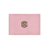 Pink Doormat 24" x 16" (Sponge Material) with Brown Logo Doormat 24" x 16" (Sponge Material)